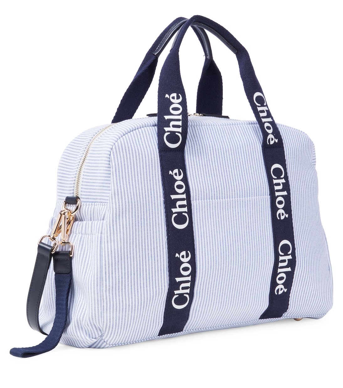 Logo striped diaper bag | Chloé Kids