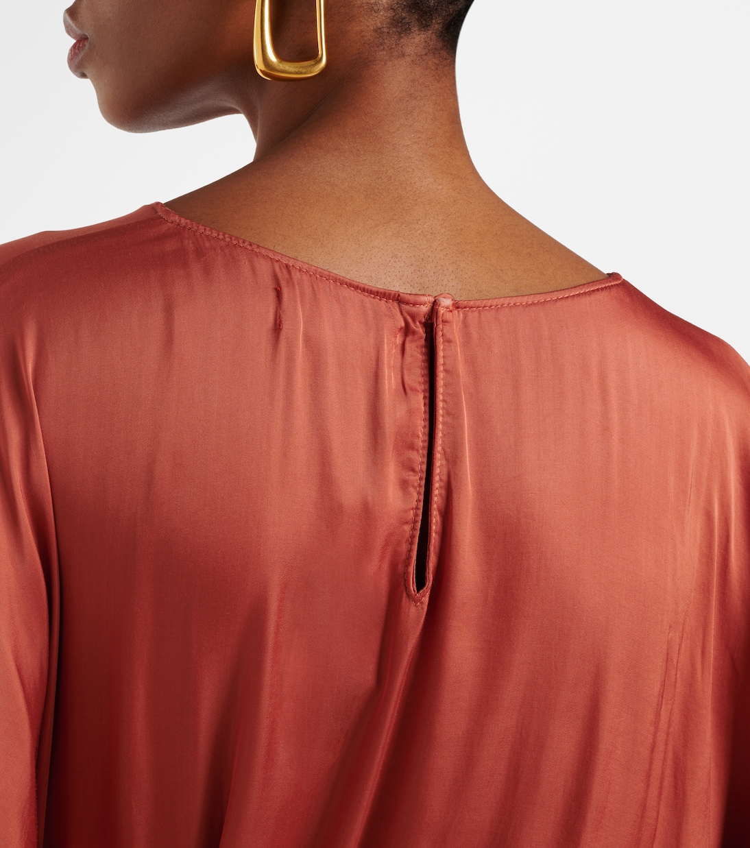 Abito midi Laurel in raso | Velvet