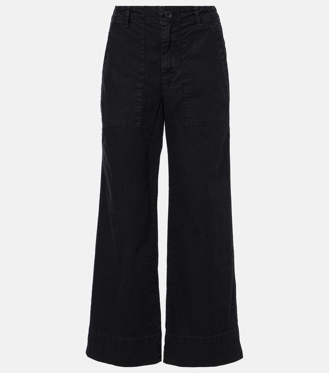Pantaloni a gamba larga in canvas | Velvet