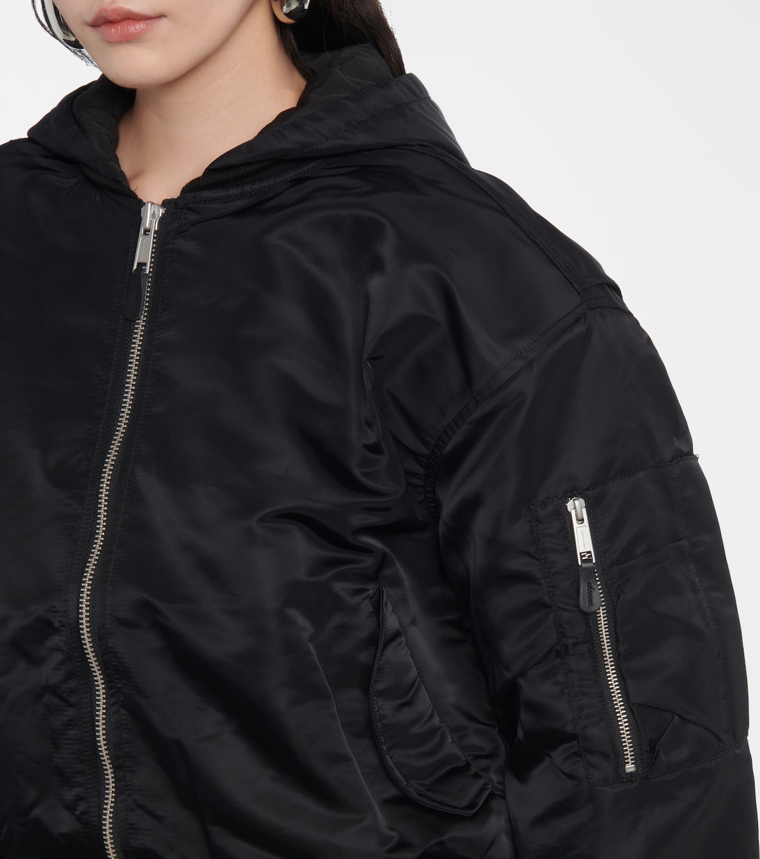 Bomber Broad con cappuccio | Entire Studios