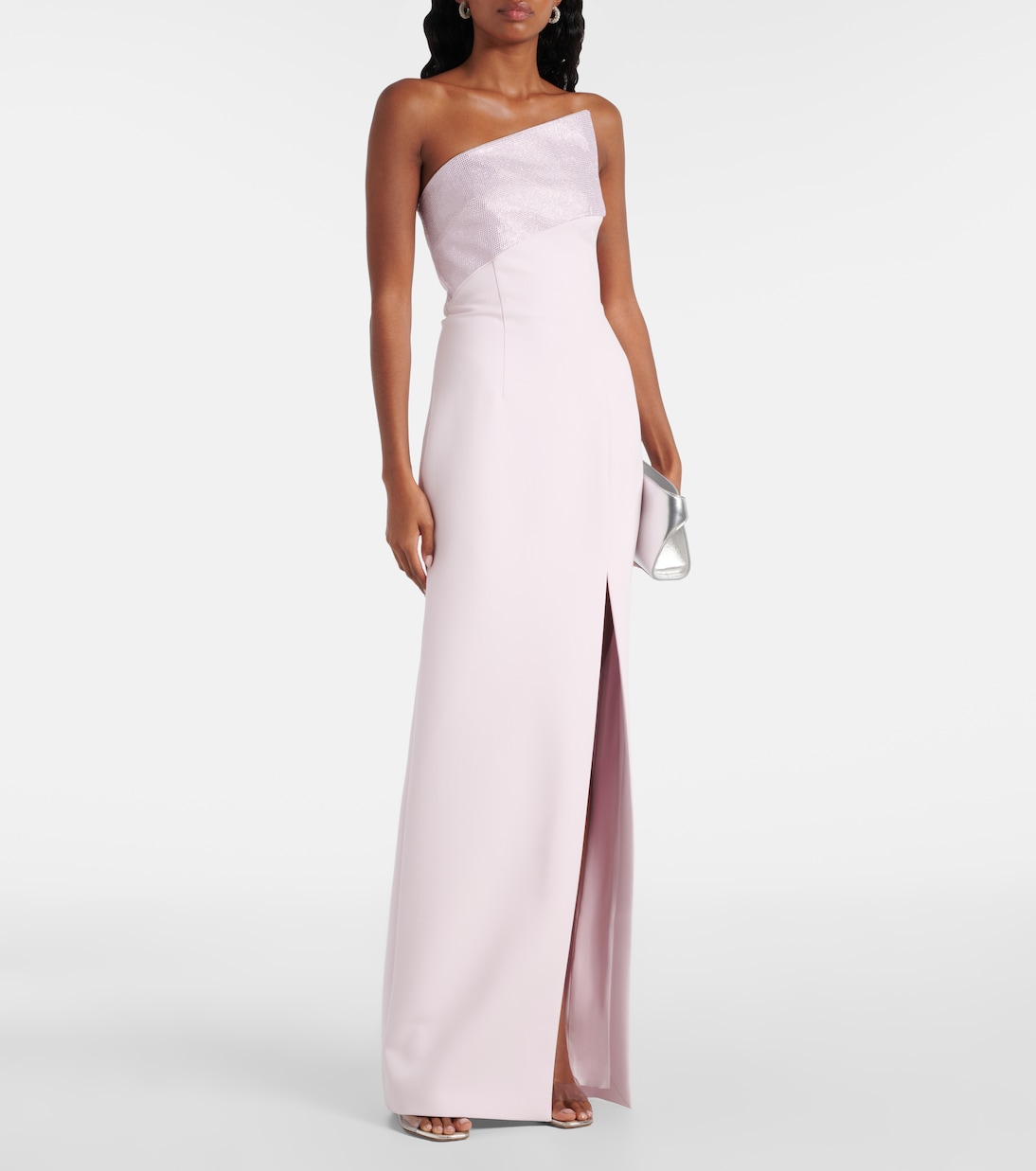 Ruffled strapless gown | Roland Mouret