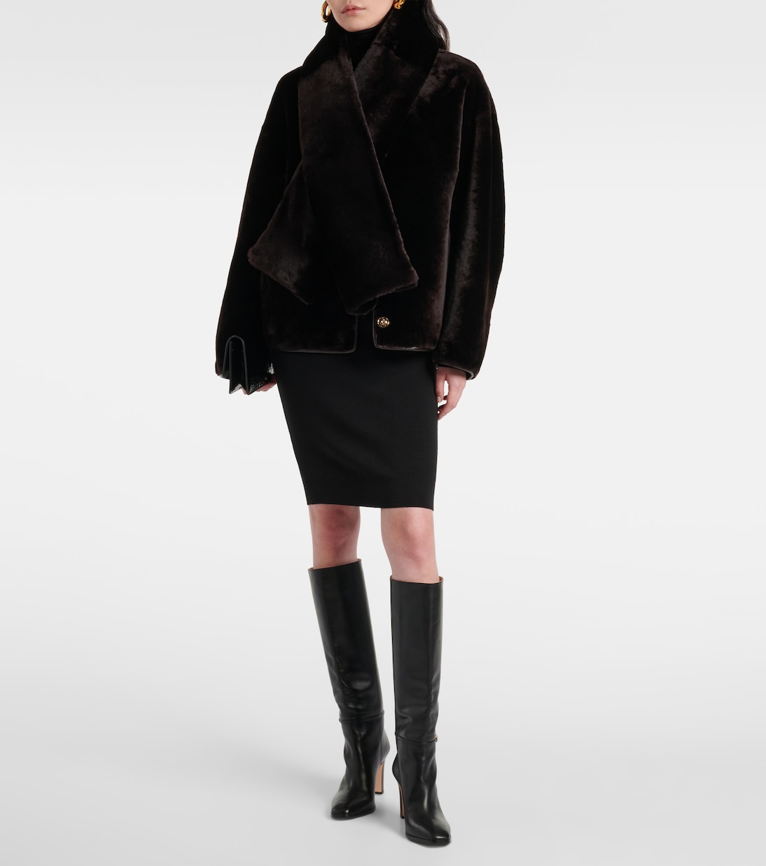 Giacca Lyra in shearling | Nour Hammour