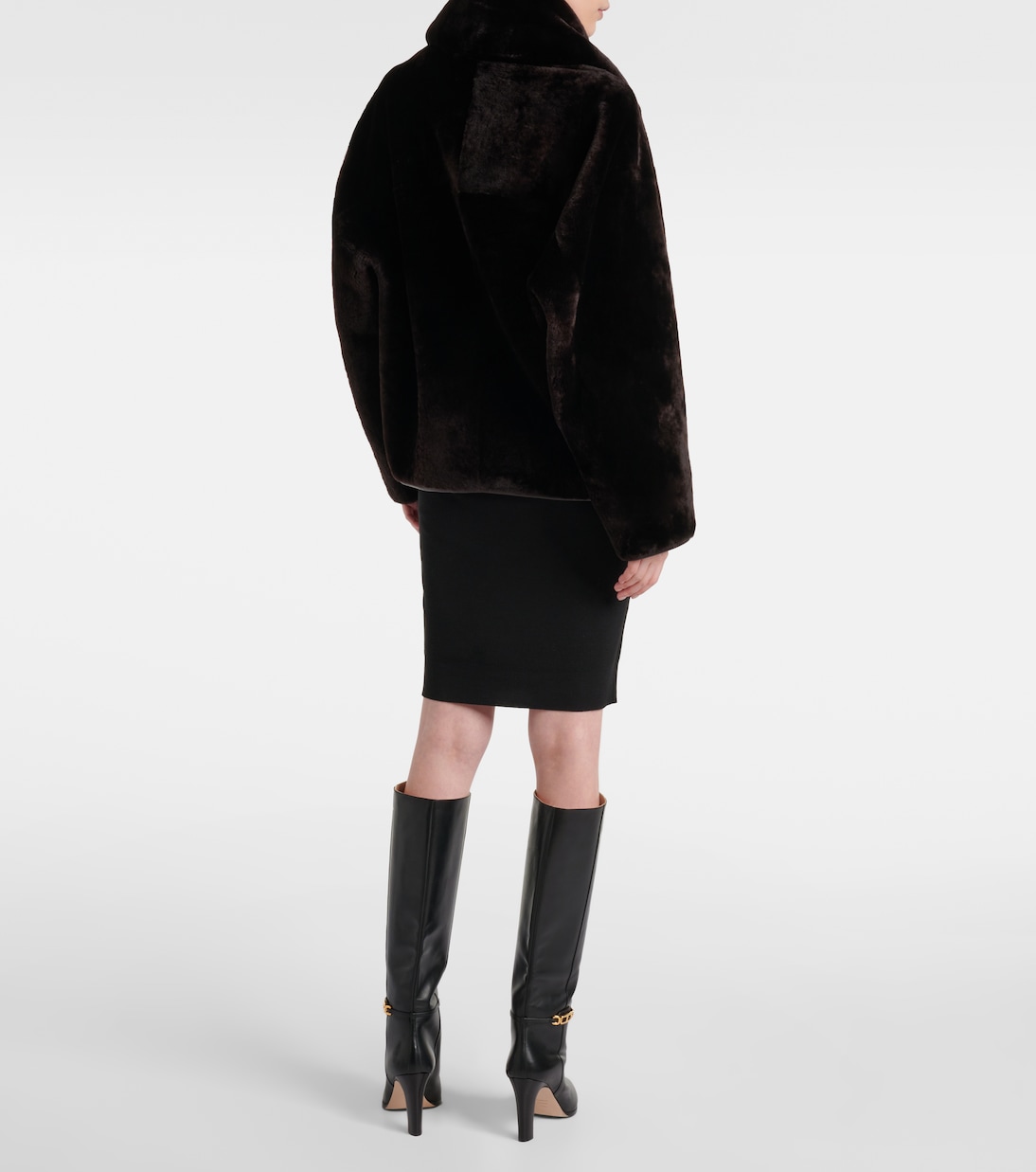 Giacca Lyra in shearling | Nour Hammour