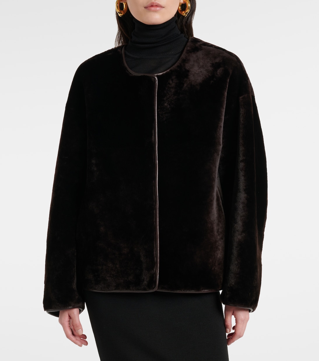 Giacca Lyra in shearling | Nour Hammour