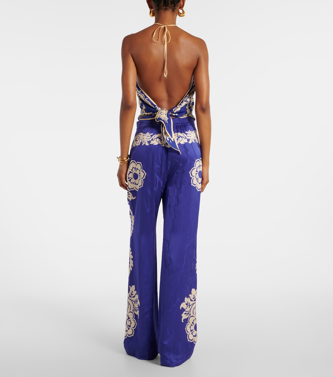 Top de seda con espalda abierta estampado | Etro