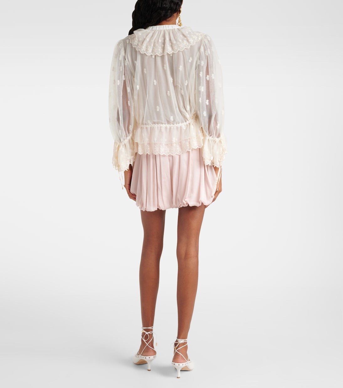 Bestickte Bluse aus Spitze | Chloé