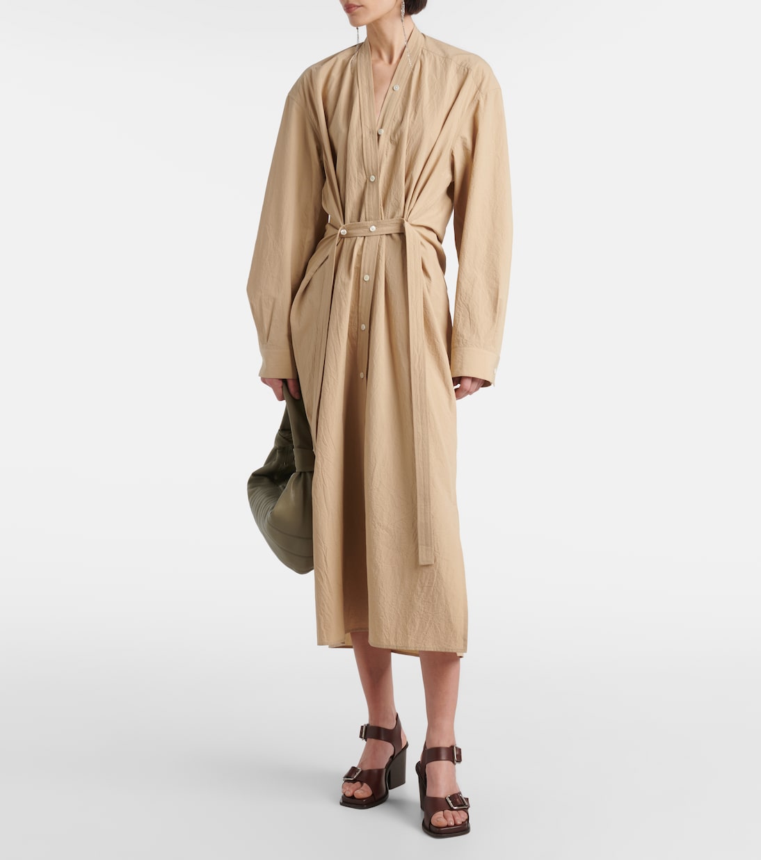 Robe chemise en coton | Lemaire