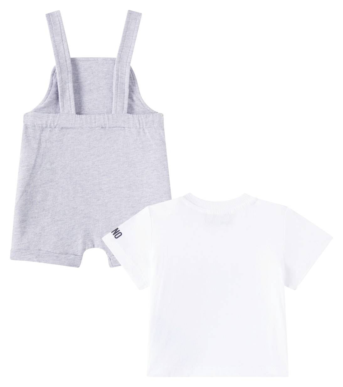 Bebé - set Teddy de camiseta y peto | Moschino Kids