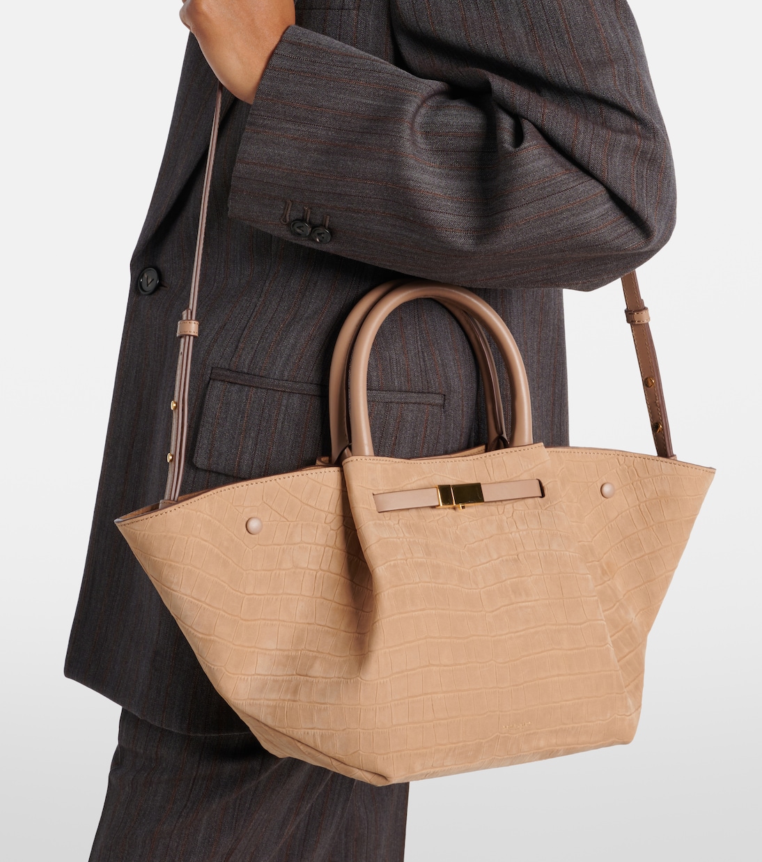 Sac New York Midi en cuir embossé | DeMellier