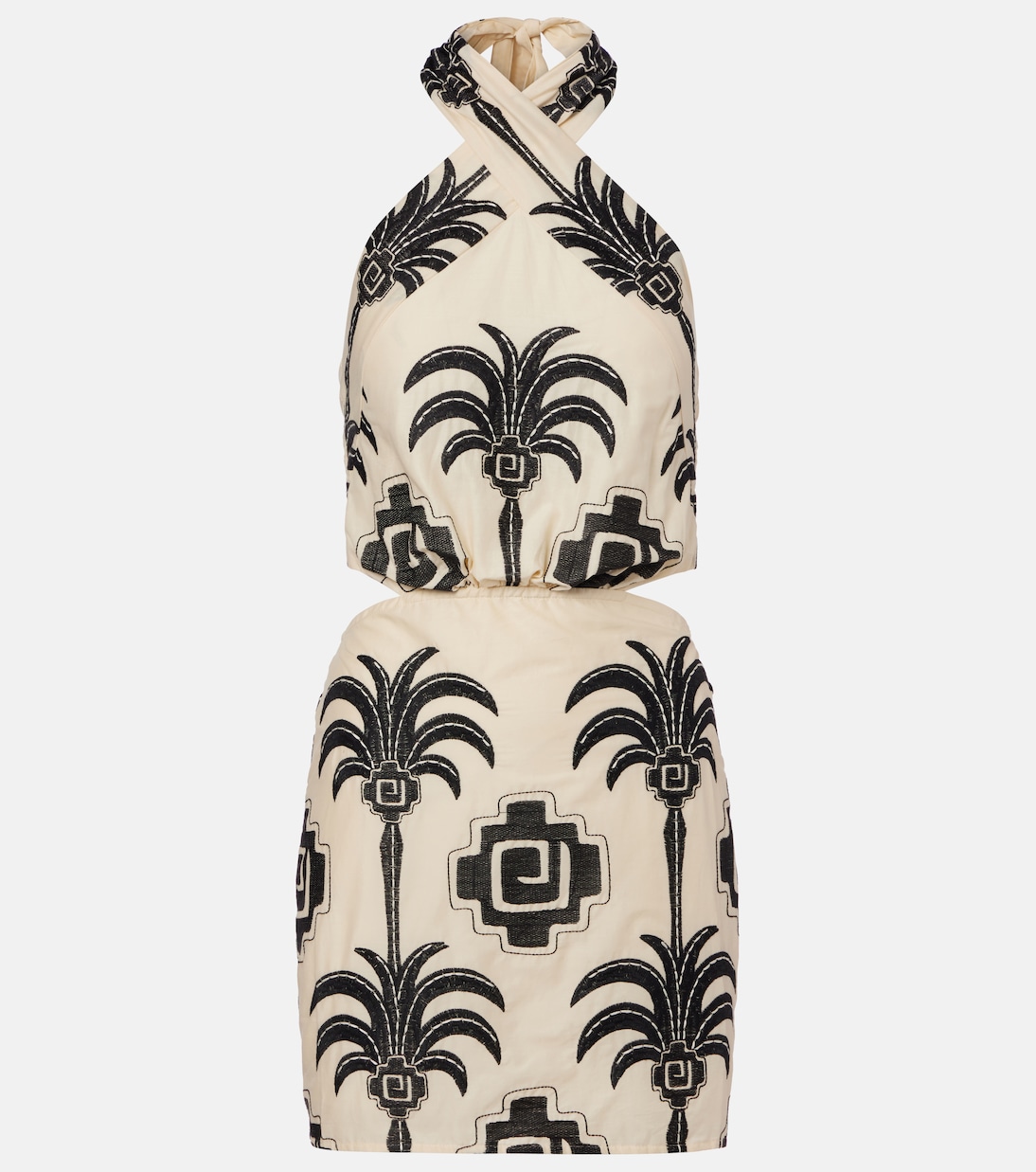 Pintaderas embroidered minidress | Johanna Ortiz
