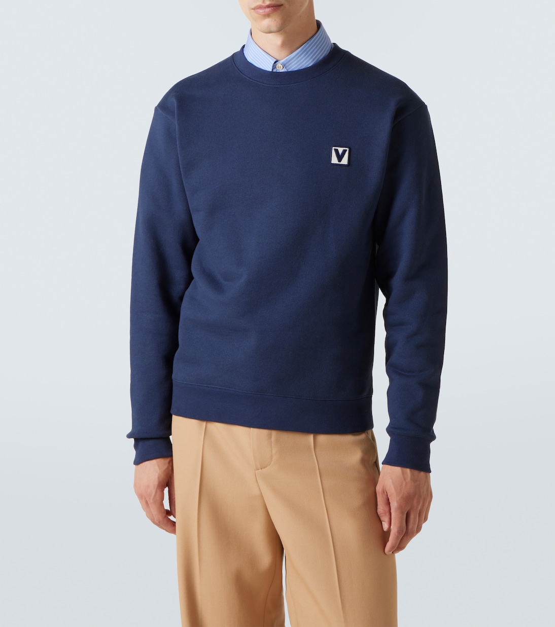 Sudadera de jersey de algodón con VLogo | Valentino