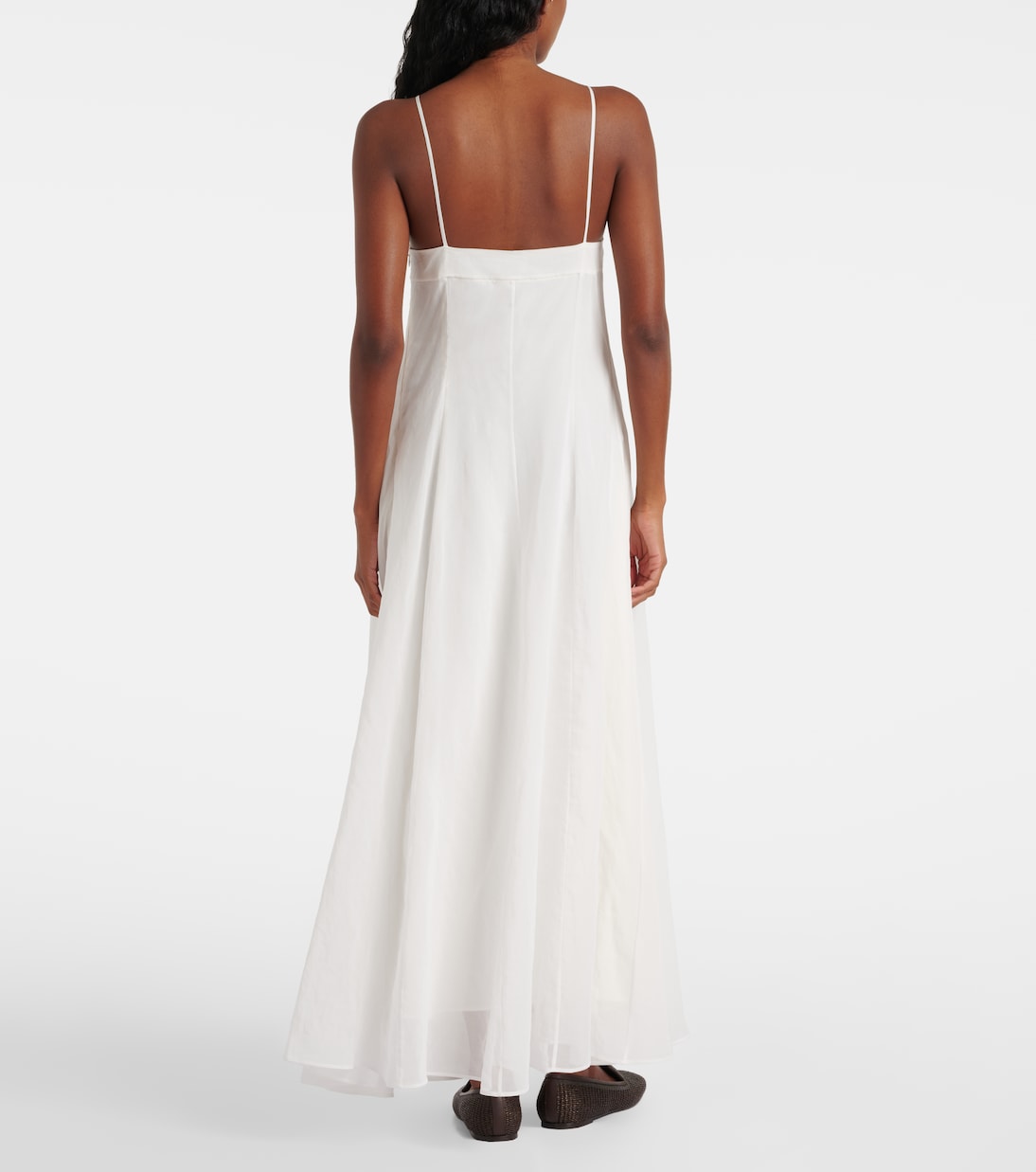 Monili cotton maxi dress | Brunello Cucinelli