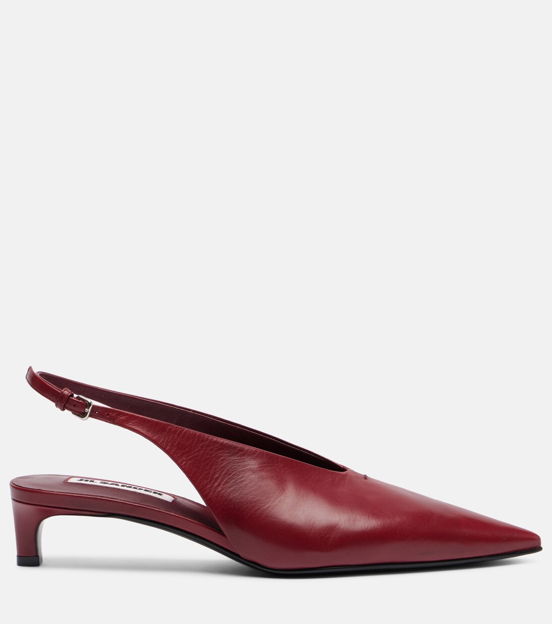 Salones destalonados Pointy de piel | Jil Sander