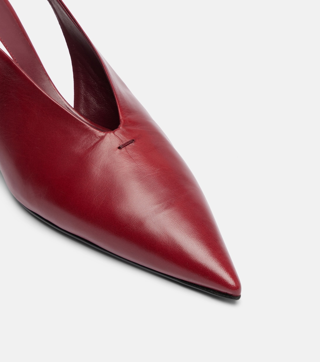 Salones destalonados Pointy de piel | Jil Sander