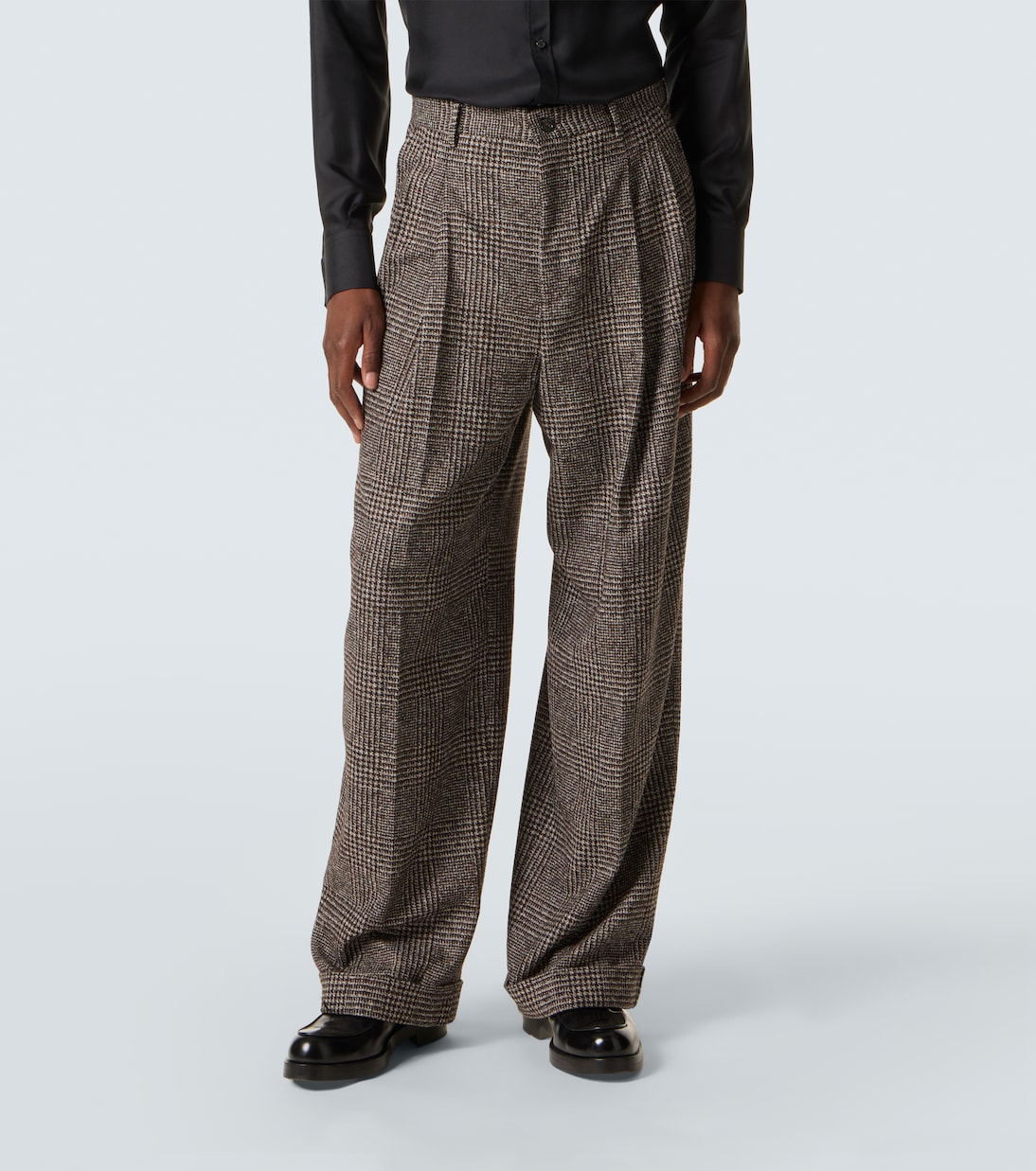 Houndstooth wide-leg pants | Dolce&Gabbana
