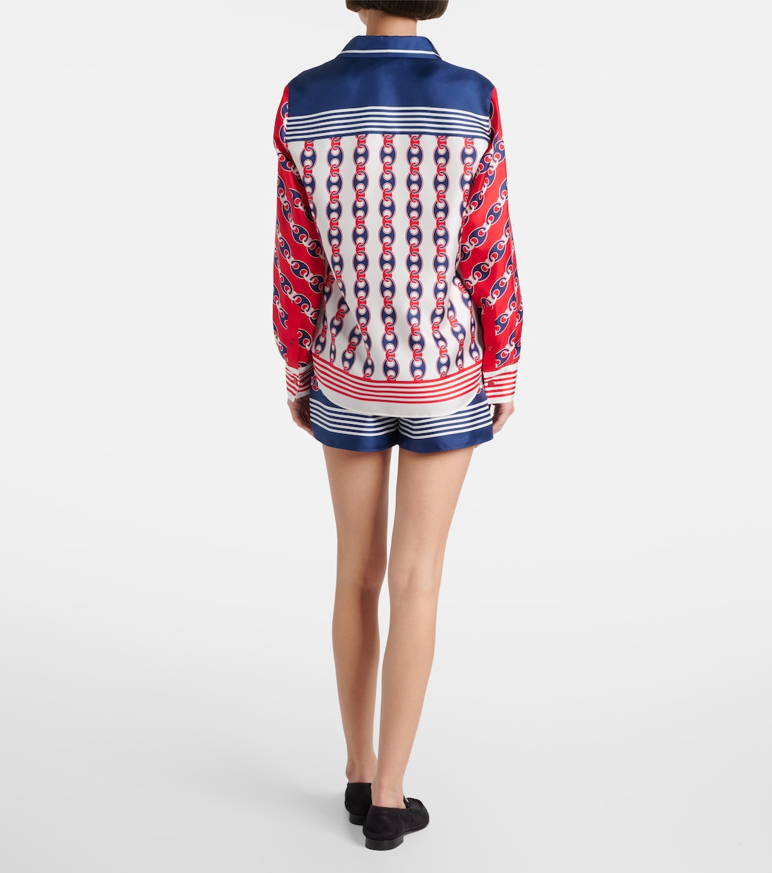 Printed silk satin shirt | Gucci