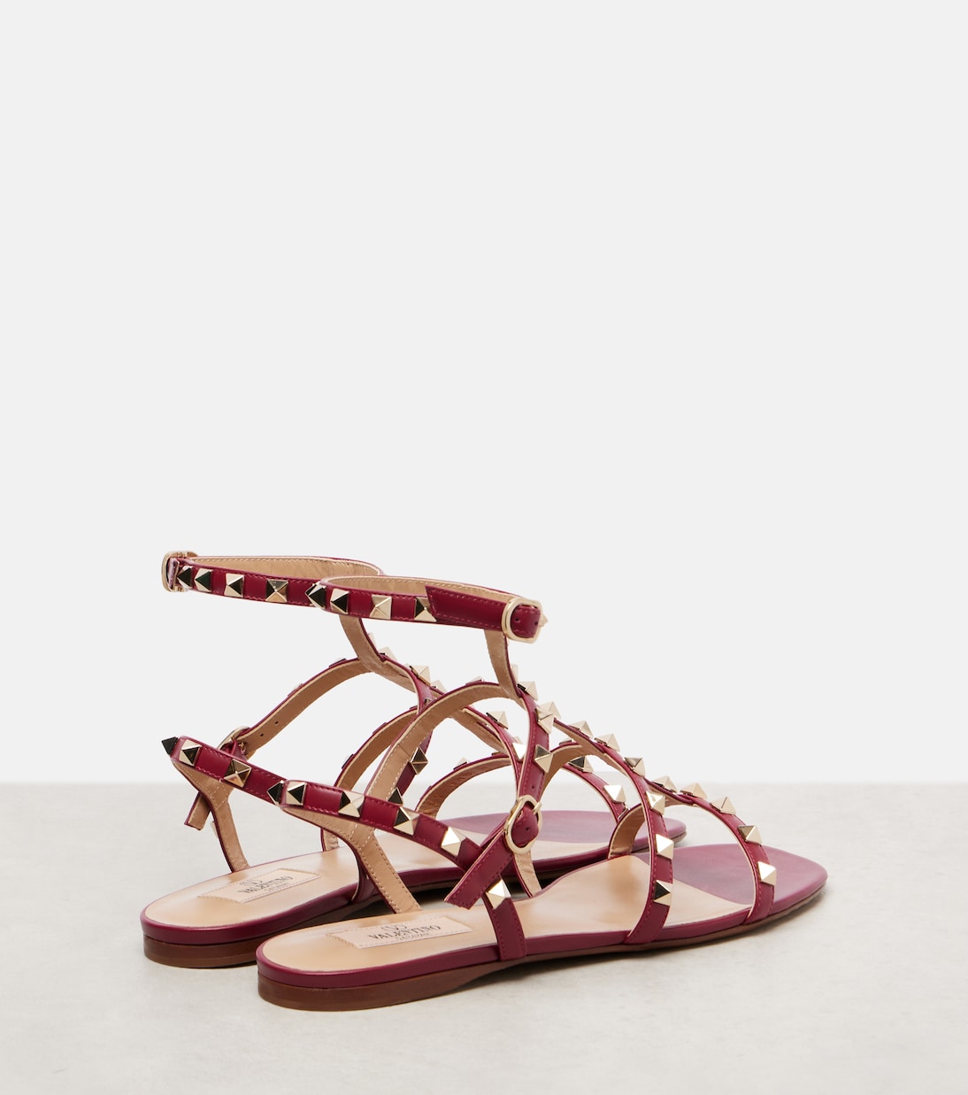 Sandalen Rockstud aus Leder | Valentino Garavani