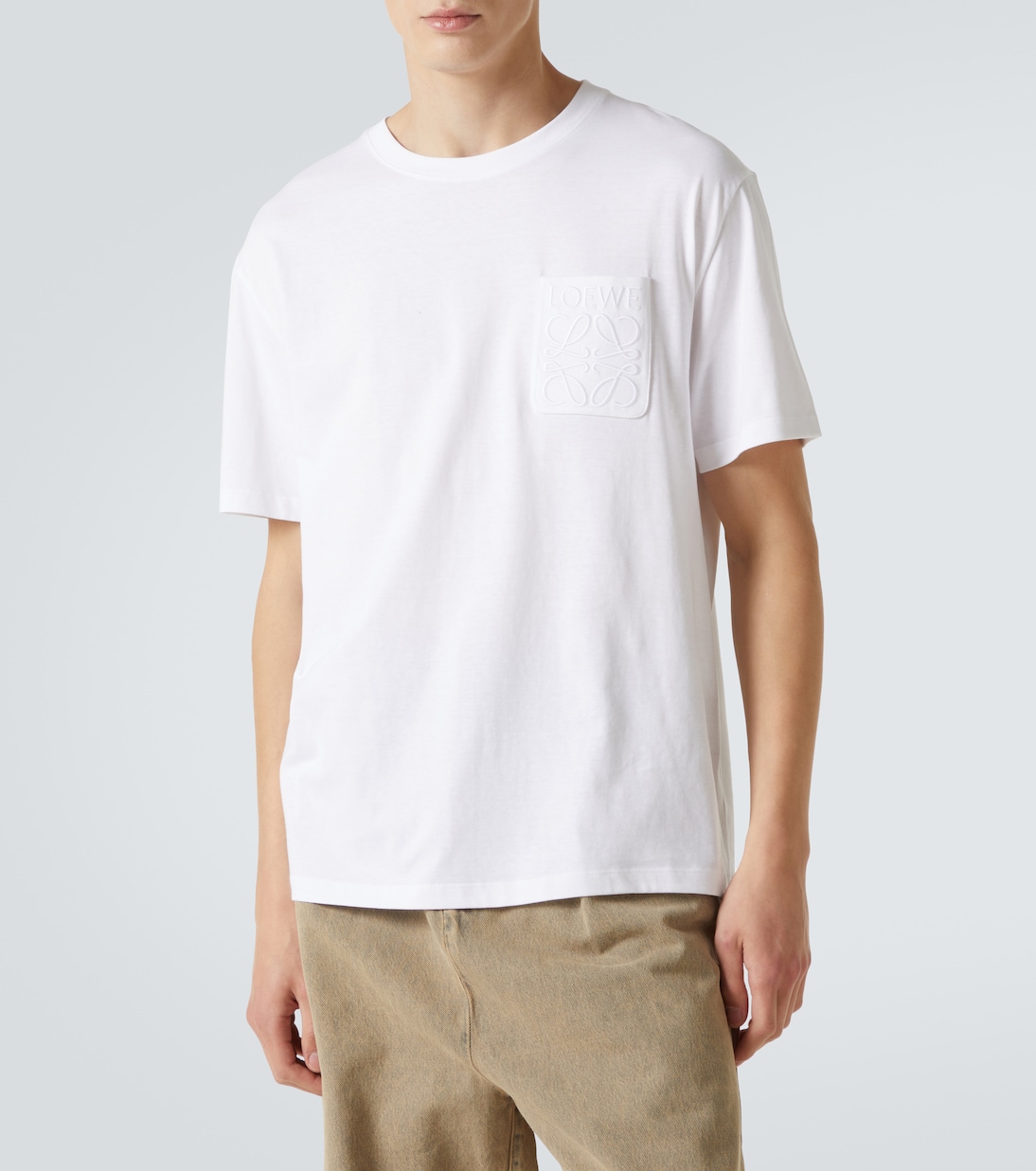 Camiseta Anagram en jersey de algodón | Loewe