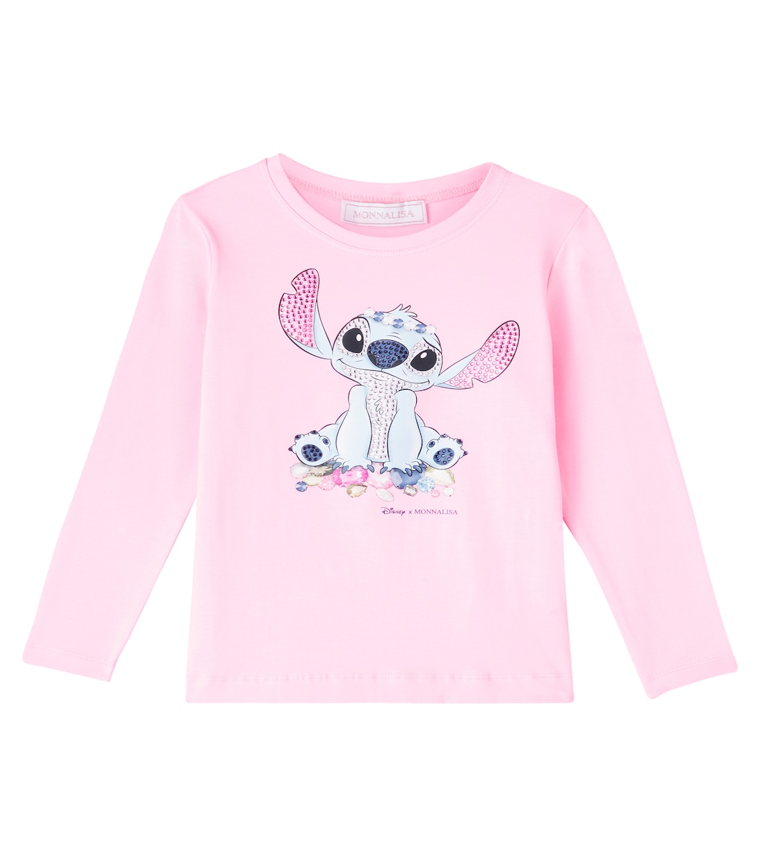 X Disney® top Stitch en mezcla de jersey | Monnalisa