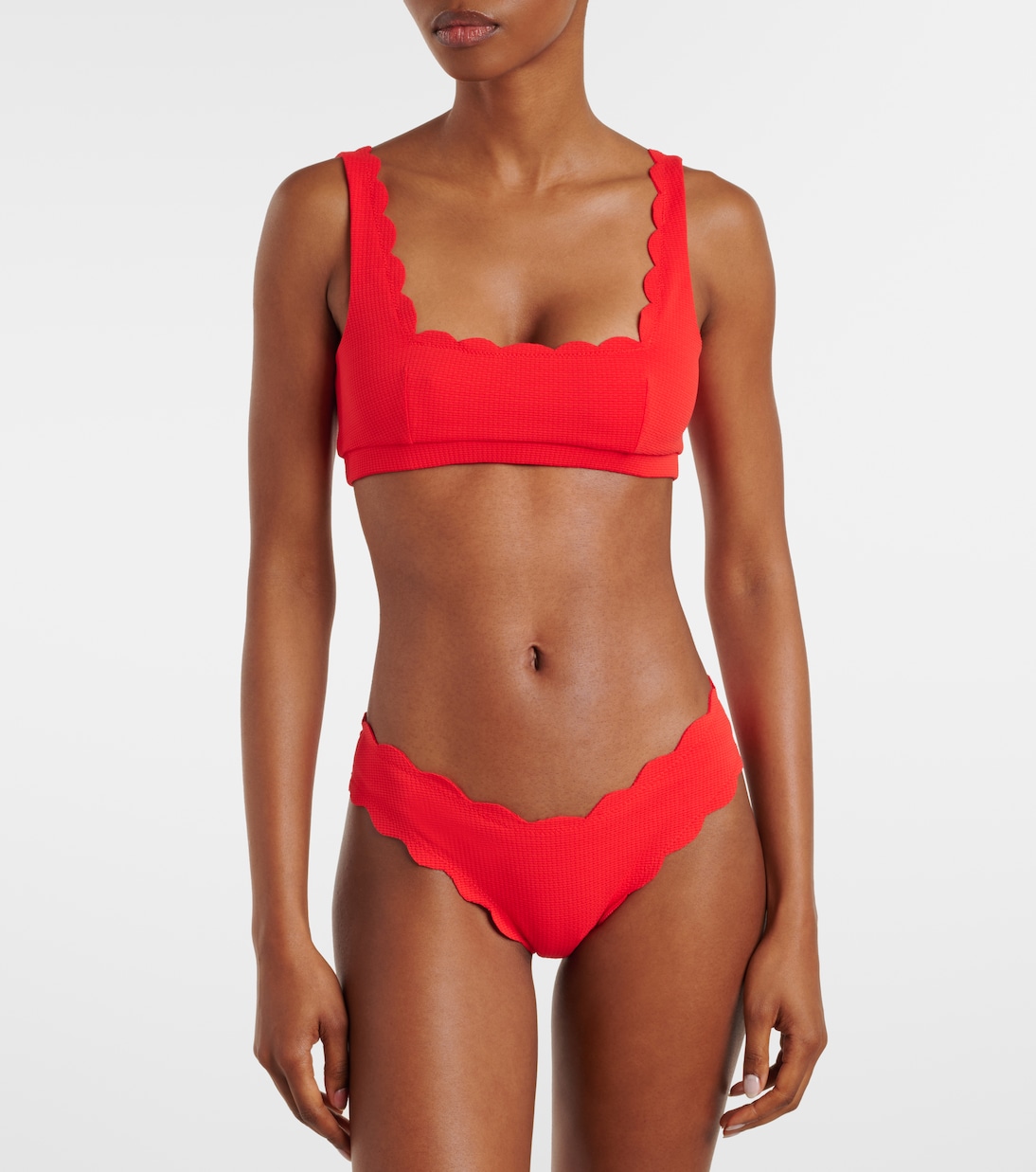 High Antibes scalloped bikini bottoms | Marysia