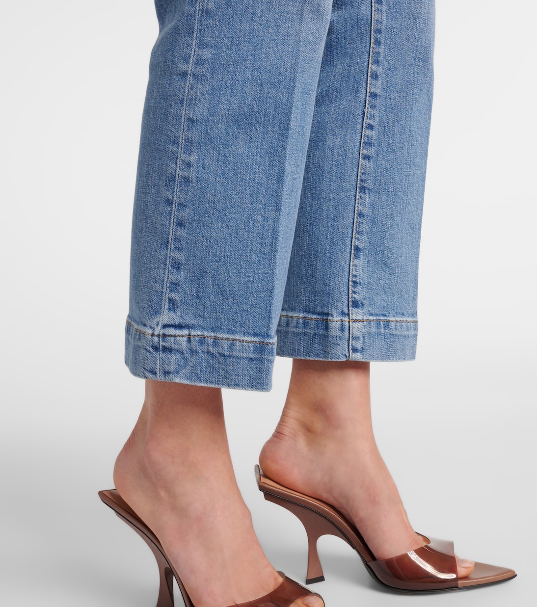 Schermo low-rise cropped bootcut jeans | Sportmax