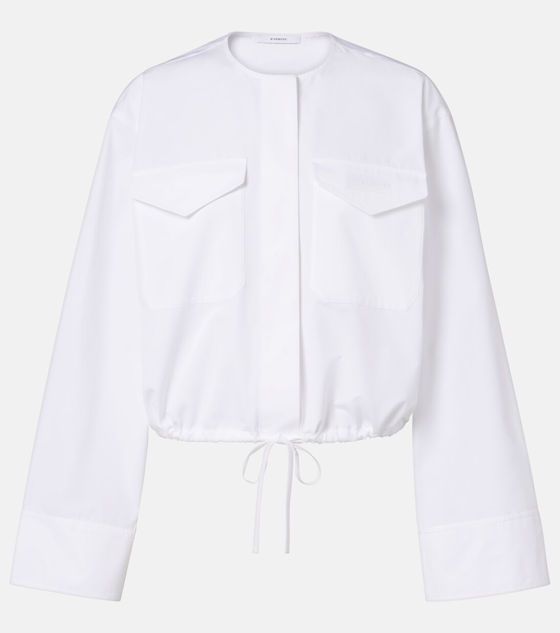 Cropped-Hemd aus Baumwollpopeline | Givenchy