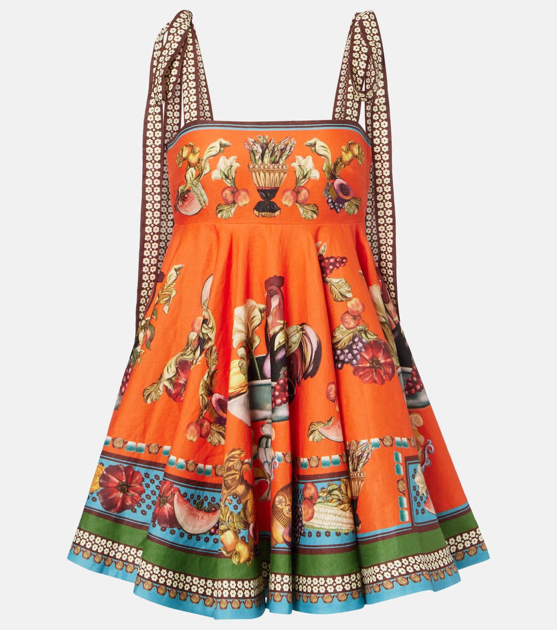 Robe Rocco imprimée en lin | Alémais