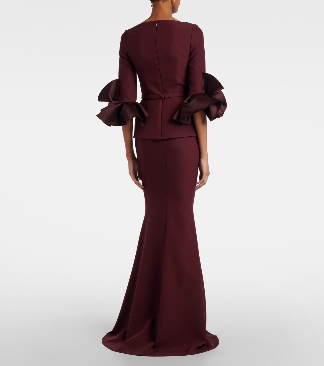 Vestido de fiesta Clemenza de crepé | Safiyaa