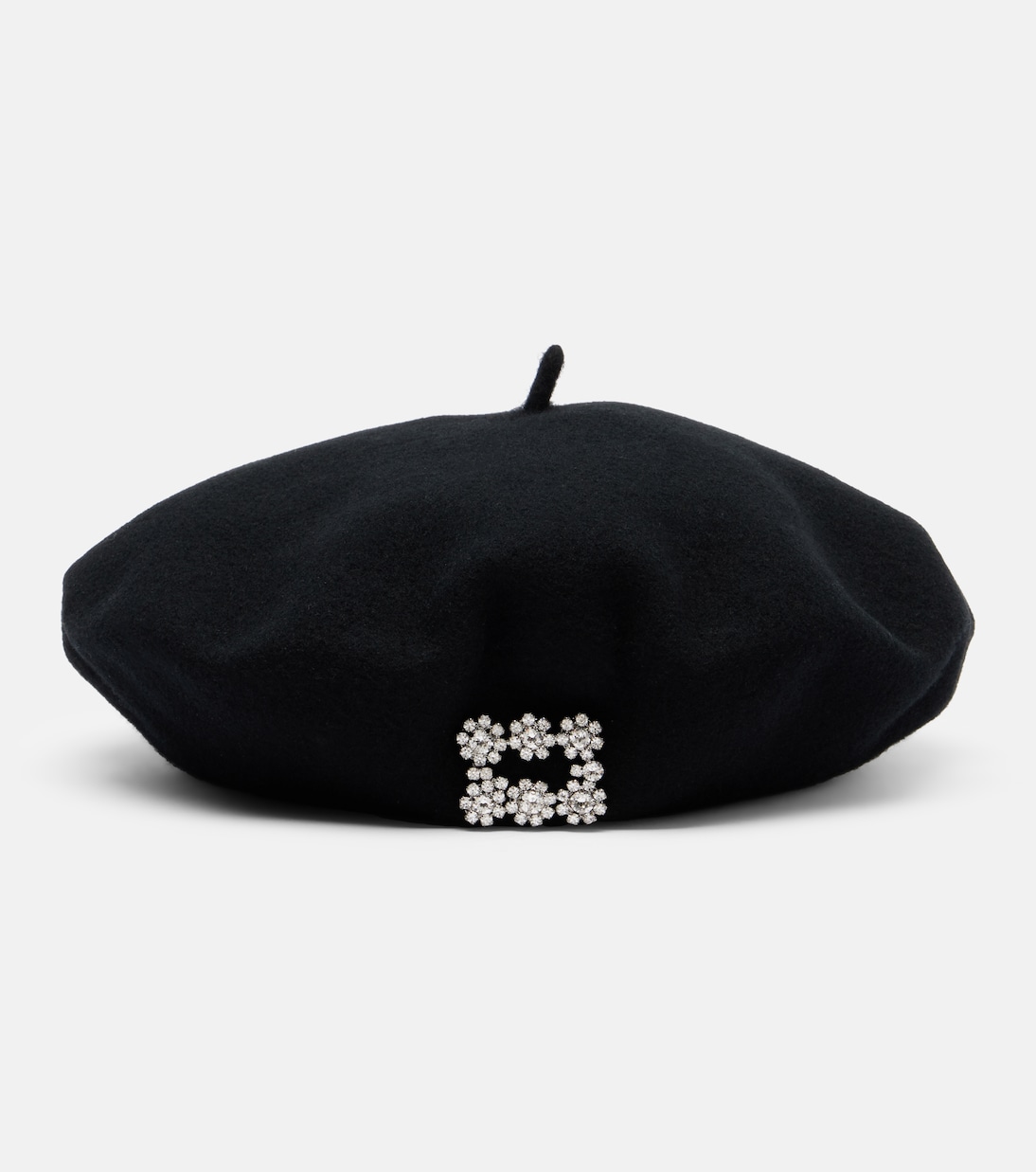 Embellished wool beret | Roger Vivier