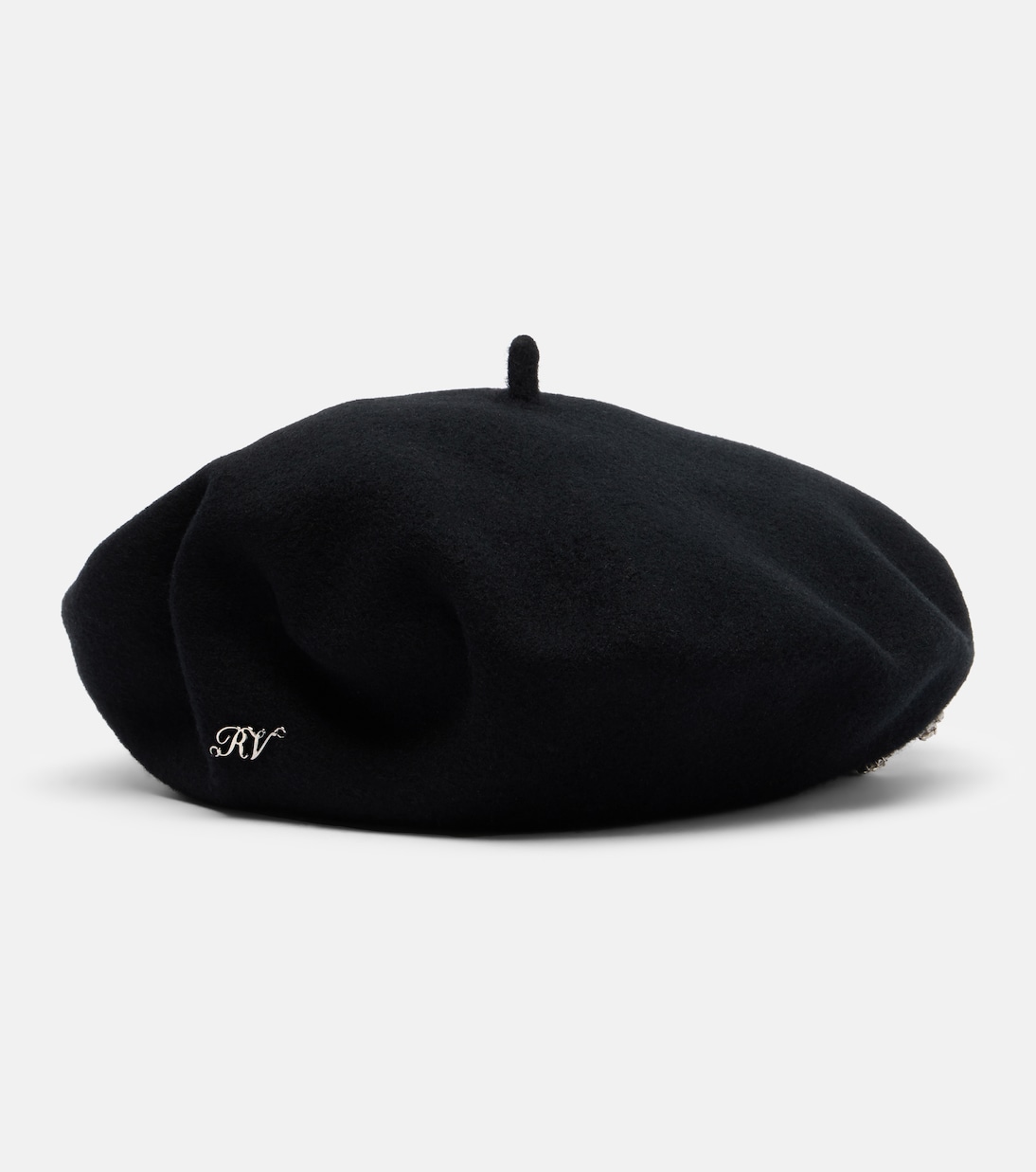 Embellished wool beret | Roger Vivier