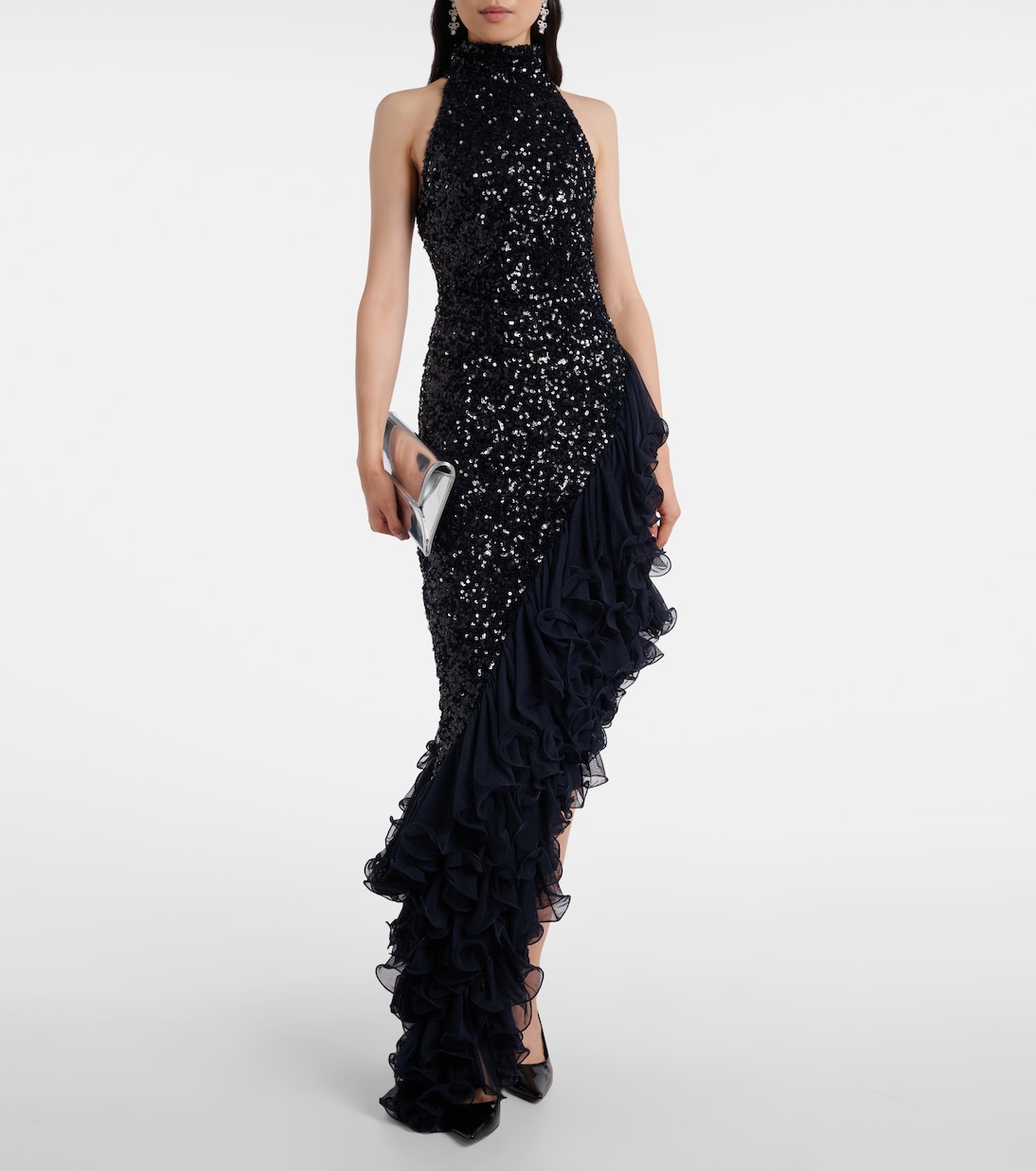 Ruffled sequined cocktail dress | Rotate