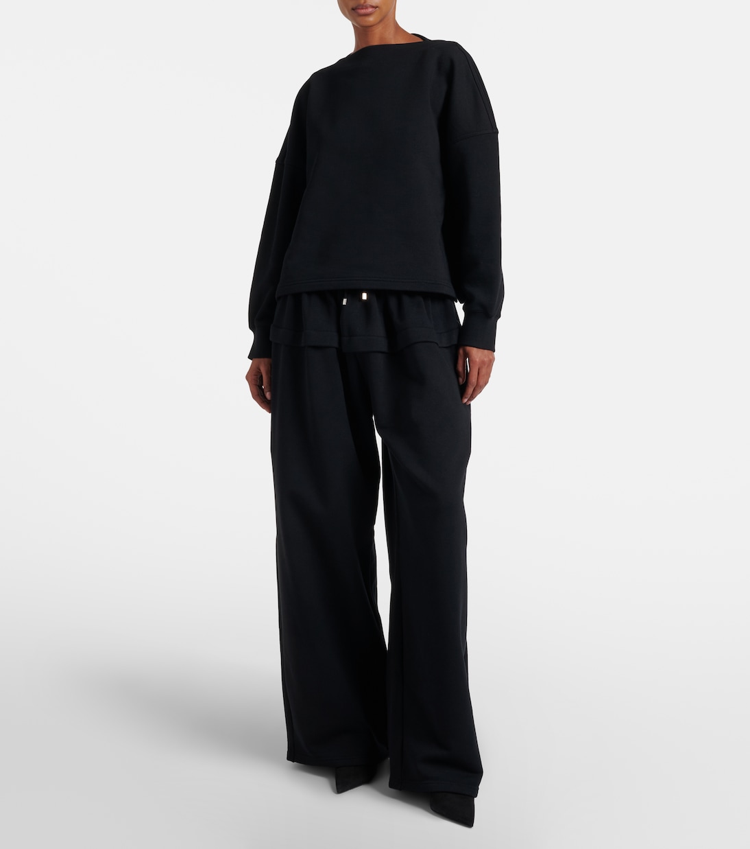 Wide-leg cotton sweatpants | Alaïa