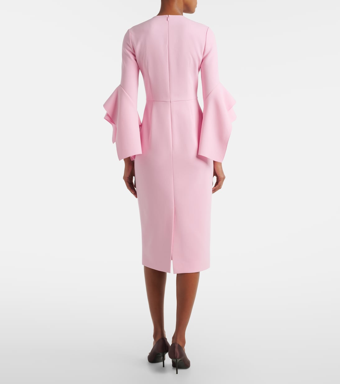 Ruffled midi dress | Roksanda