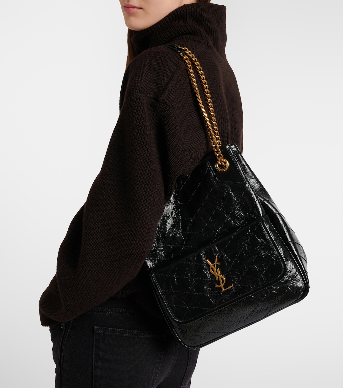 Sac Niki Small en cuir | Saint Laurent