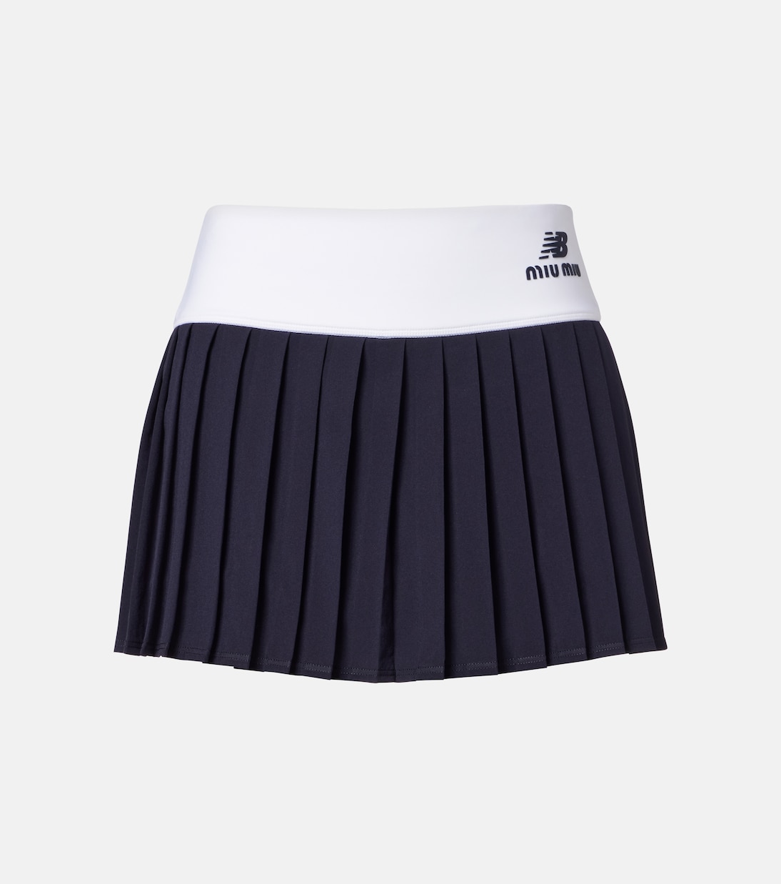 x New Balance pleated jersey miniskirt | Miu Miu
