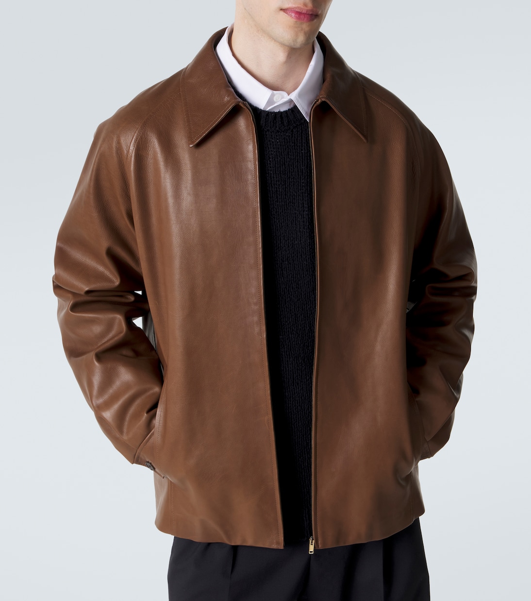 Mount leather jacket | The Row