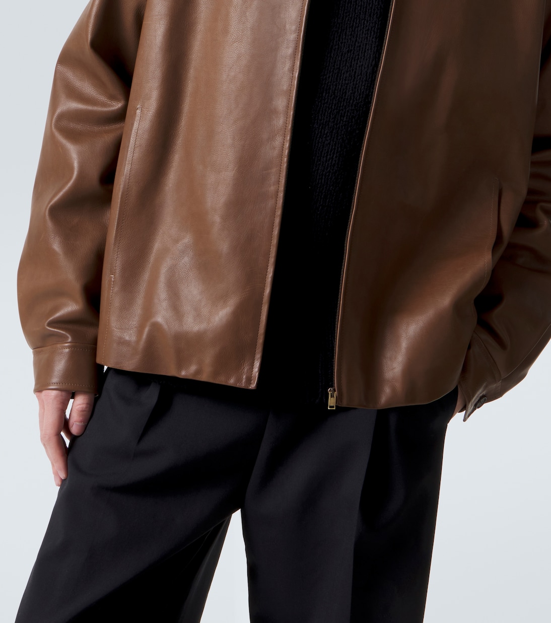 Mount leather jacket | The Row
