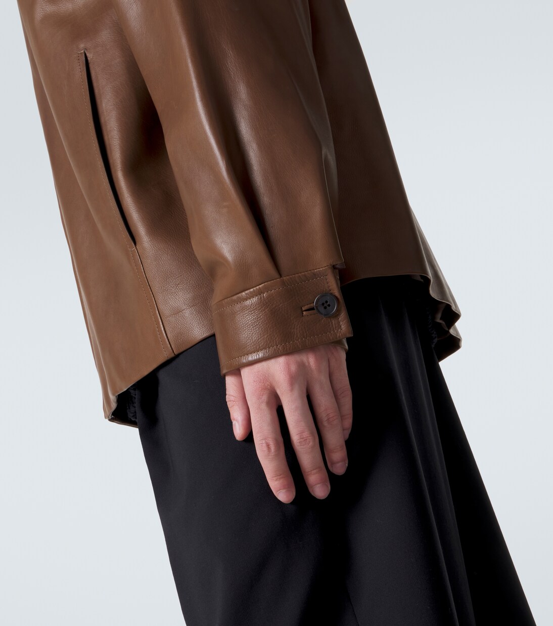 Mount leather jacket | The Row