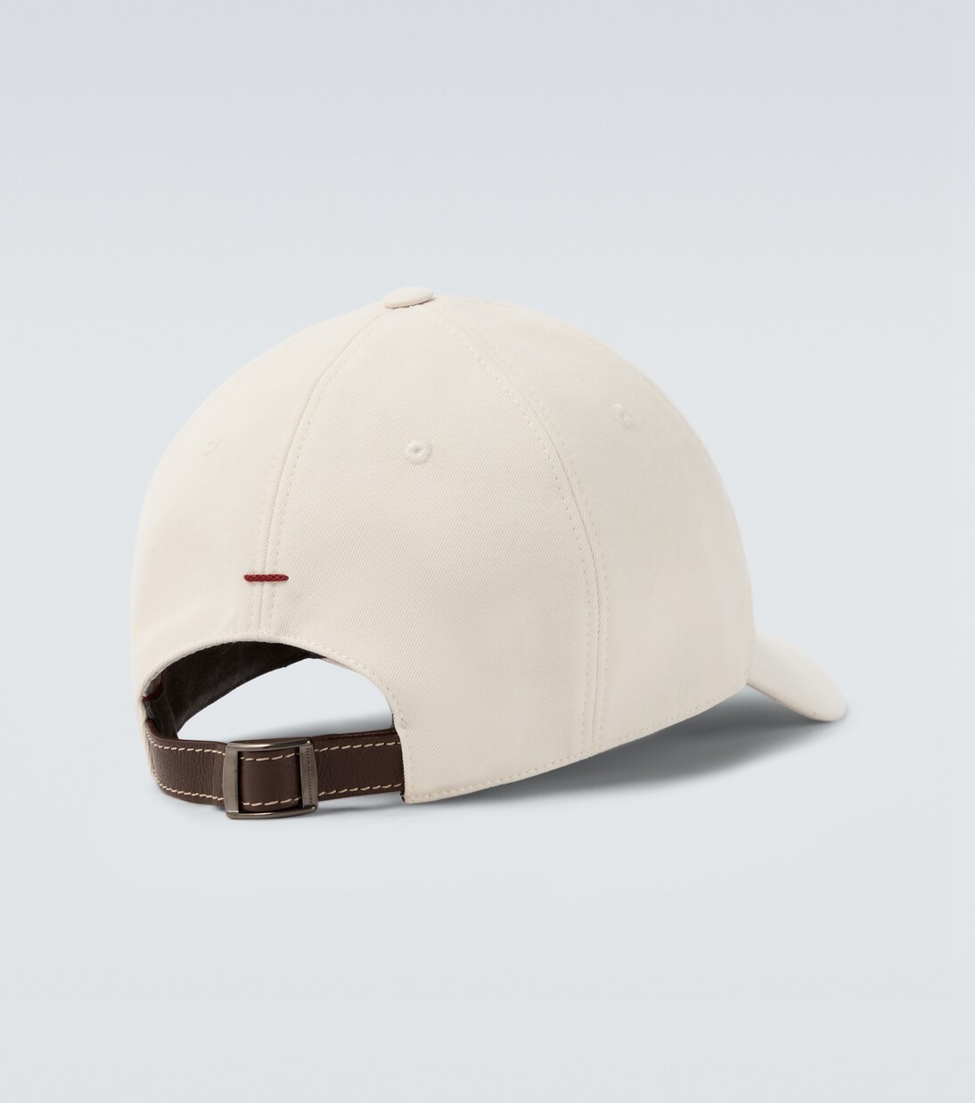Gorra en gabardina de algodón con logo | Brunello Cucinelli