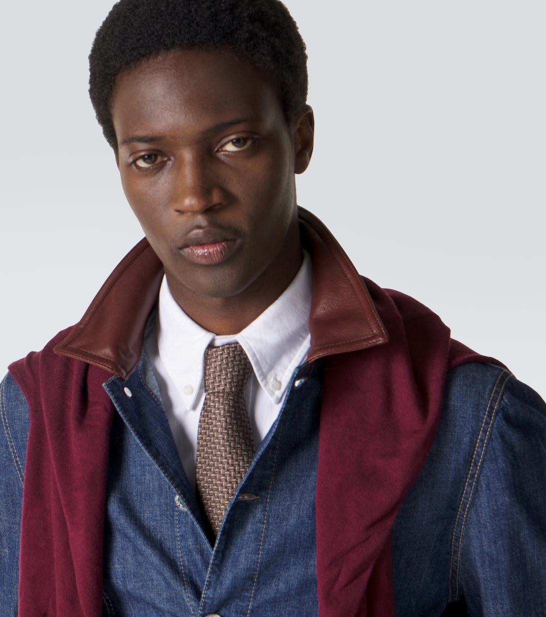 Cravate en jacquard de soie | Brunello Cucinelli