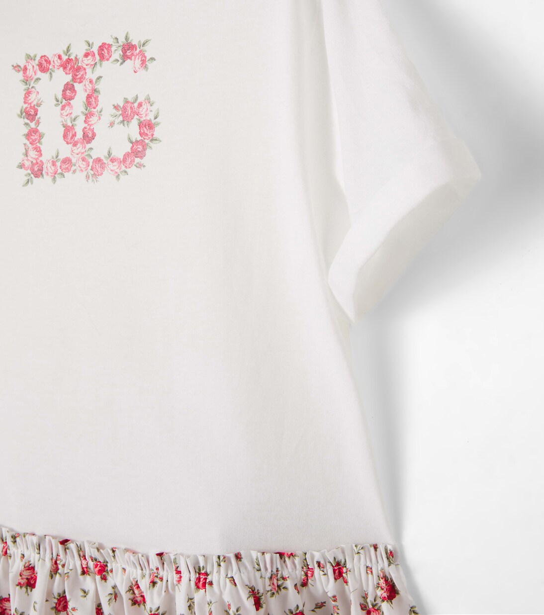 DG floral cotton dress | Dolce&Gabbana Kids
