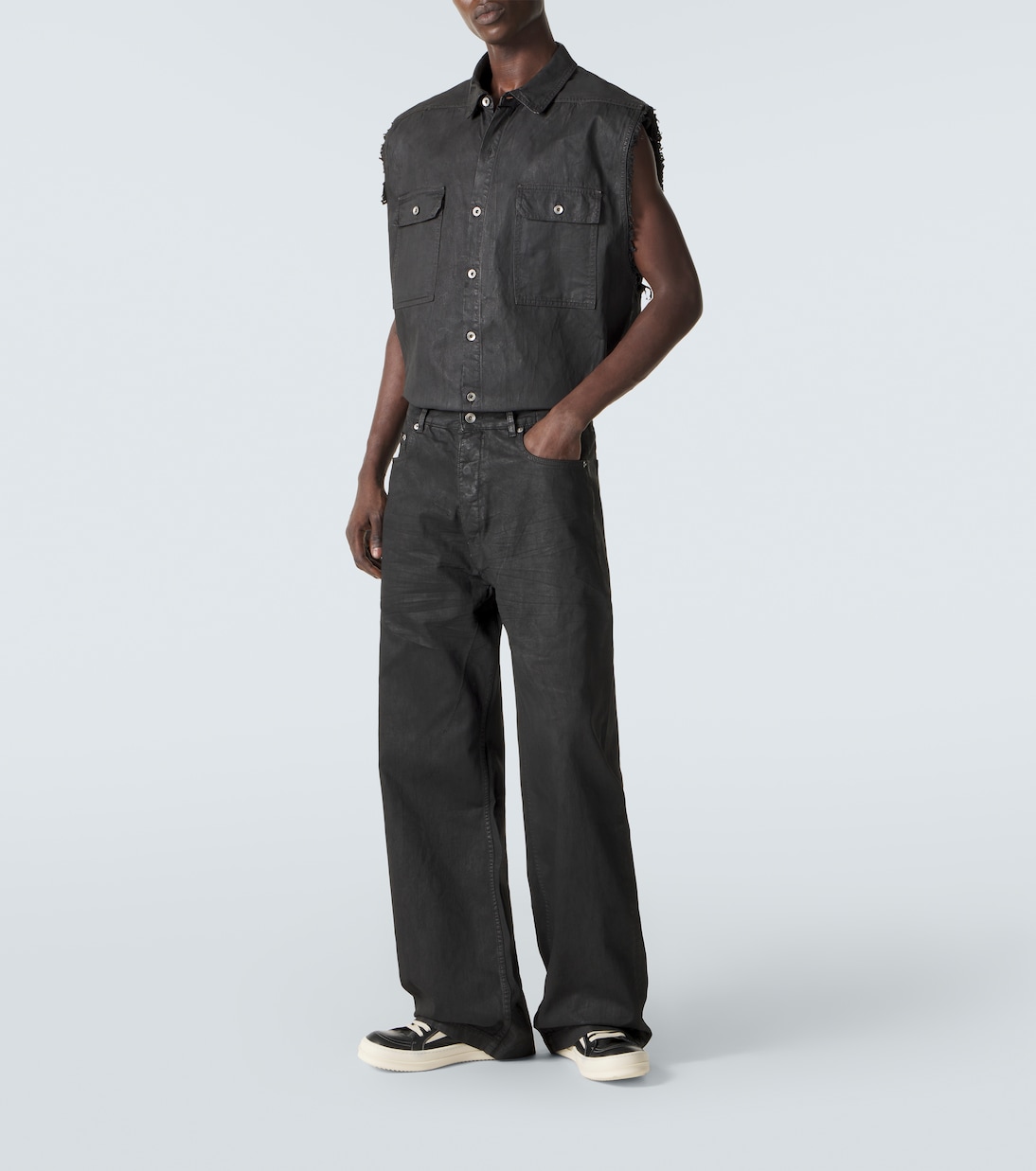 DRKSHDW oversized cotton shirt | Rick Owens