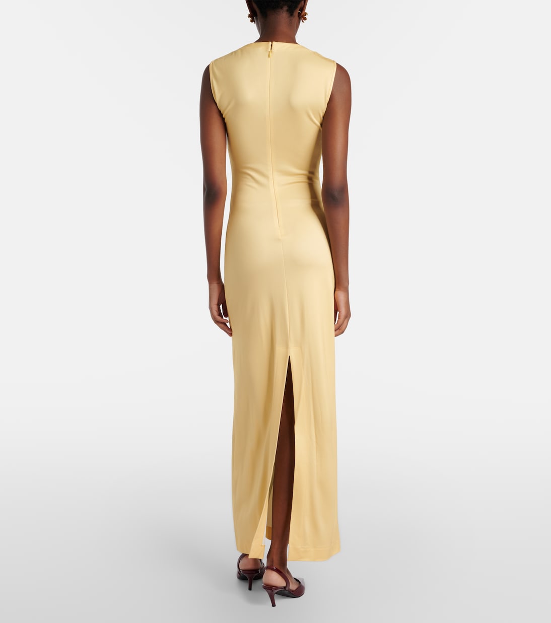 Maxikleid Porcelain Flower aus Jersey | Oscar de la Renta