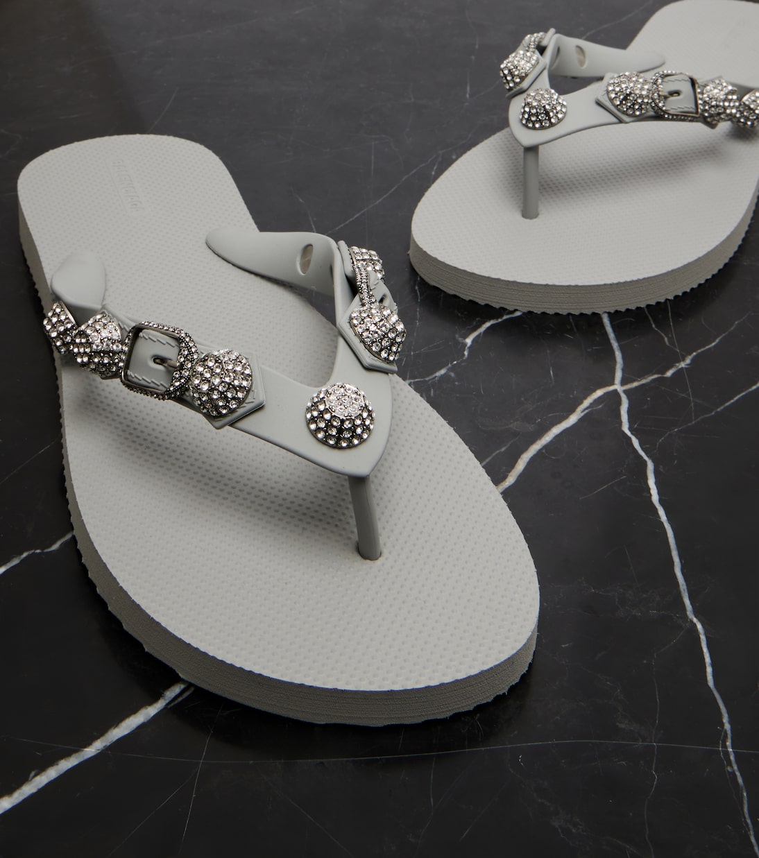 Cagole embellished thong sandals | Balenciaga