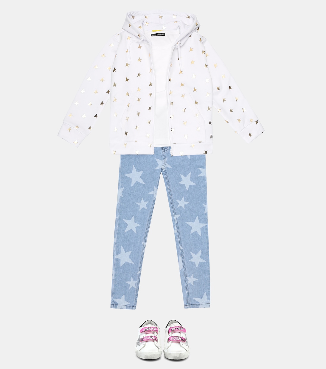 Sudadera de punto fino estampada | Golden Goose Kids