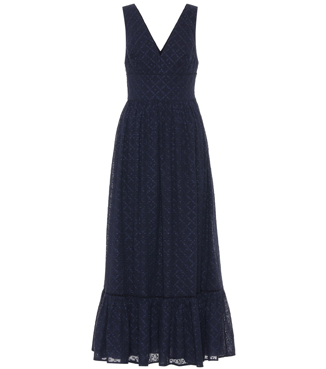 Vestido largo New Haven de algodón | Heidi Klein