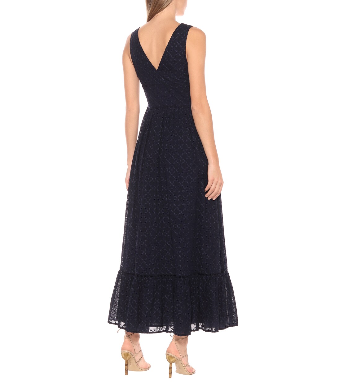 Vestido largo New Haven de algodón | Heidi Klein
