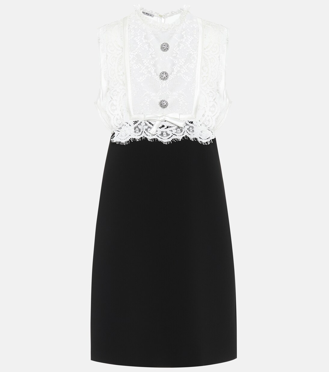 Organza and cady minidress | Miu Miu