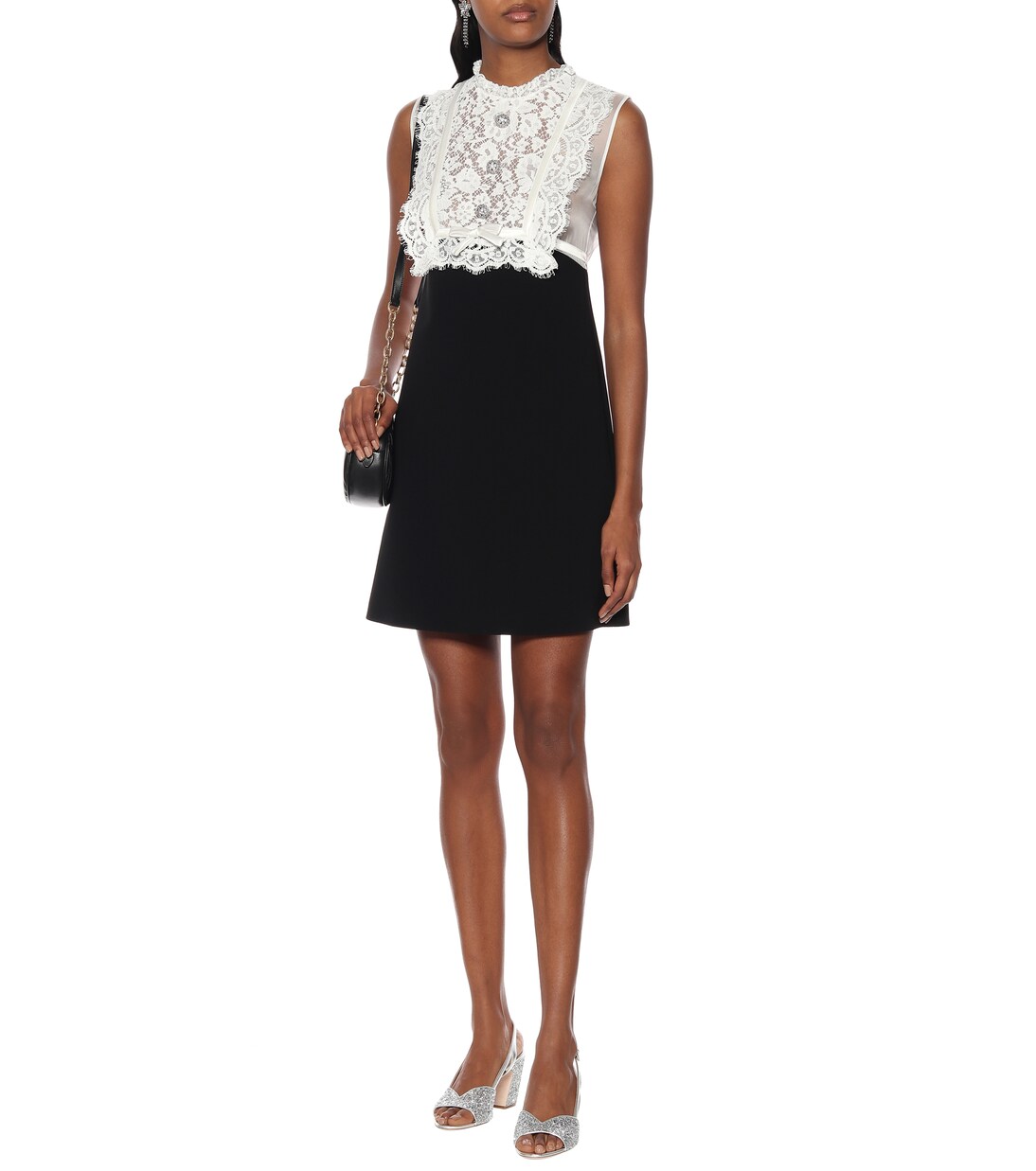 Organza and cady minidress | Miu Miu