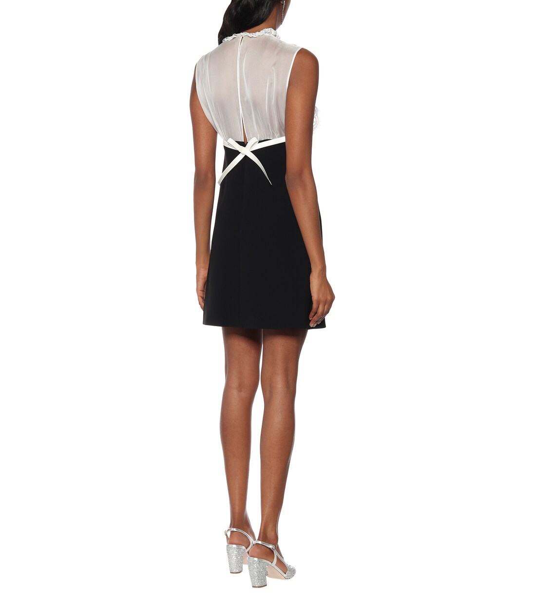 Organza and cady minidress | Miu Miu